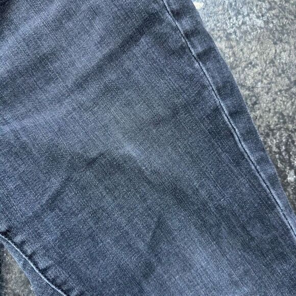 Good Threads Women's Whiskering Frayed Hem Jeans Black Size Large / 30 - Picture 3 of 14